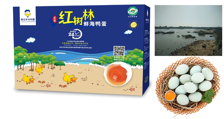 钦州红树林区原生态海鸭蛋30枚